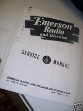 HUGE MANUAL EMERSON Factory Radio SERVICE MANUAL CD
