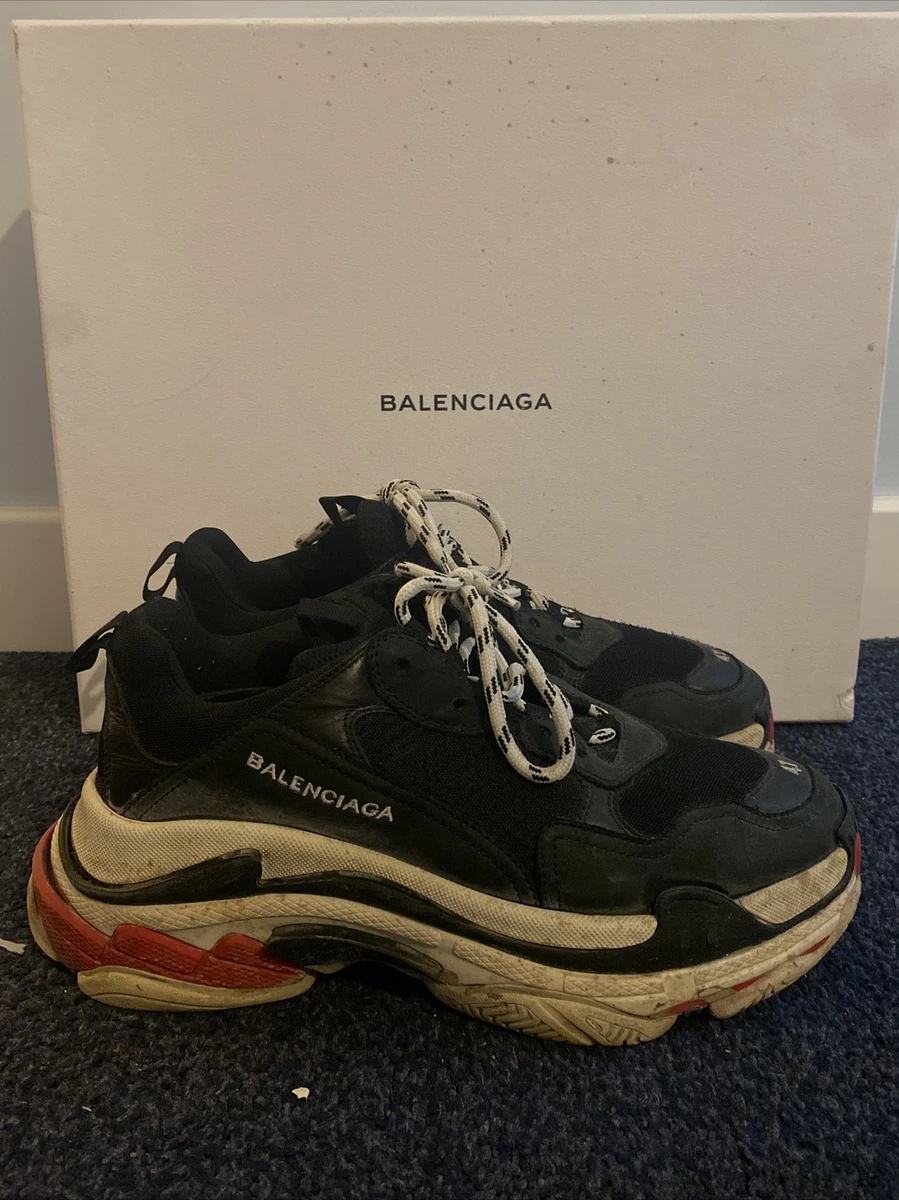 Trainers Balenciaga  Dirty effect cotton canvas sneakers  541432W07019000