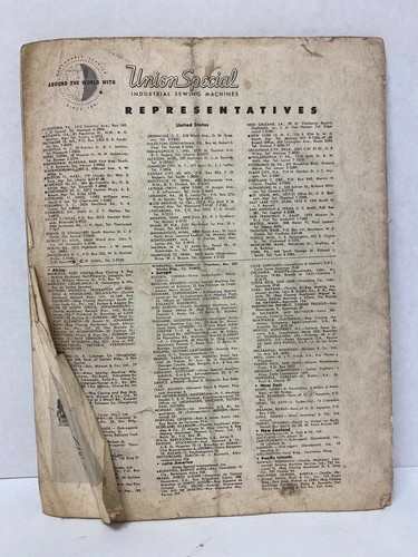 UNION SPECIAL LIST OF PARTS - CATALOG NO. T97N THIRD EDITION *FREE SHIPPING* - Picture 2 of 3