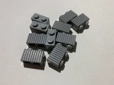 LEGO Parts 2877 (10pcs) Brick, Modified 1x2 with Grille (Grill) Choose Color