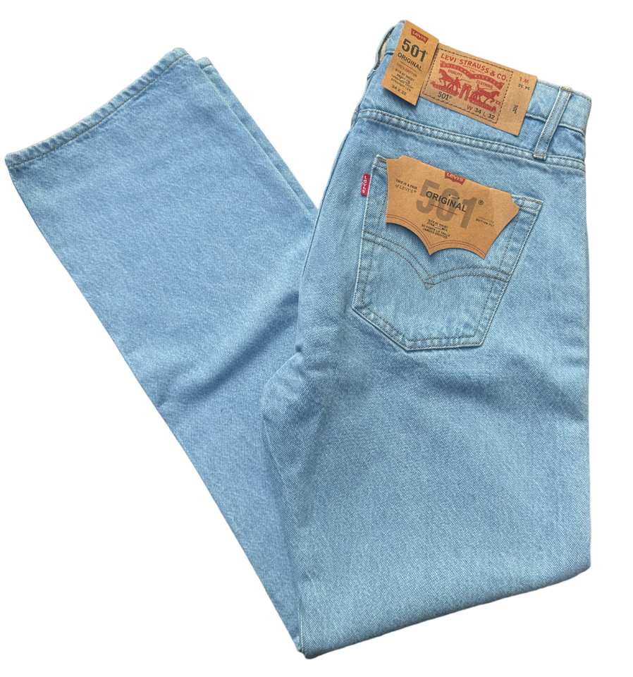 Levi's® 501 Original Regular (W 3050 & L 3036) Fit Mens Jeans Light