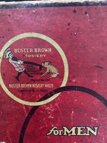 Incredible NOS Buster Brown 1930’s Childerns Socks Set Of Six Original Box - Picture 7 of 10