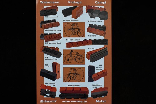 Kool Stop Bremsschuhe Shimano AX Suntour Campagnolo Weinmann Mafac Brake Pads - Bild 6 von 24