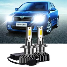 FOR SKODA OCTAVIA H7 LED HEADLIGHT BULBS KIT CANBUS ERROR FREE PLUG & PLAY