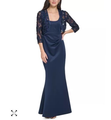 JESSICA HOWARD Scoop-Neck Dress & Lace Bolero Jacket sz6 $ 179 | eBay