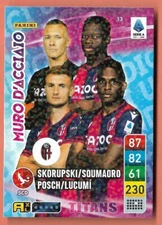PANINI FOOTBALLERS ADRENALYN 2023 TITANS T13 Adama Soumaoro / Jhon Lucumí / Łukas