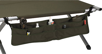 Camping Cot Organizer Accessory Pouch Off the Ground Side Toiletry Pouch