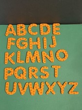 Pixel Premium ABC Magnets ABC Letters A-Z Orange Stars Fridge Replacement All 26