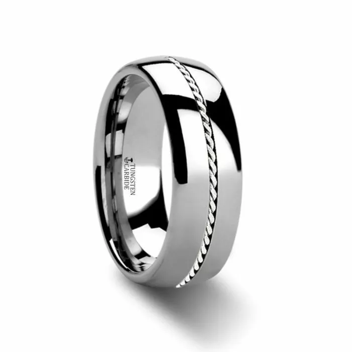 Tungsten platinum rings clearance