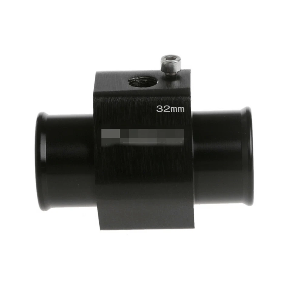 32MM Black Water Temp Temperature Gauge Radiator Hose Pipe Sensor Adaptor 1pcs - Image 3 of 4