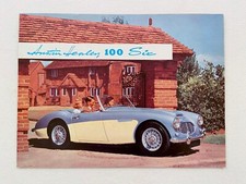 1957 58 59 Austin Healey 100 Six 4-seater Sales Brochure In Excellent Condition