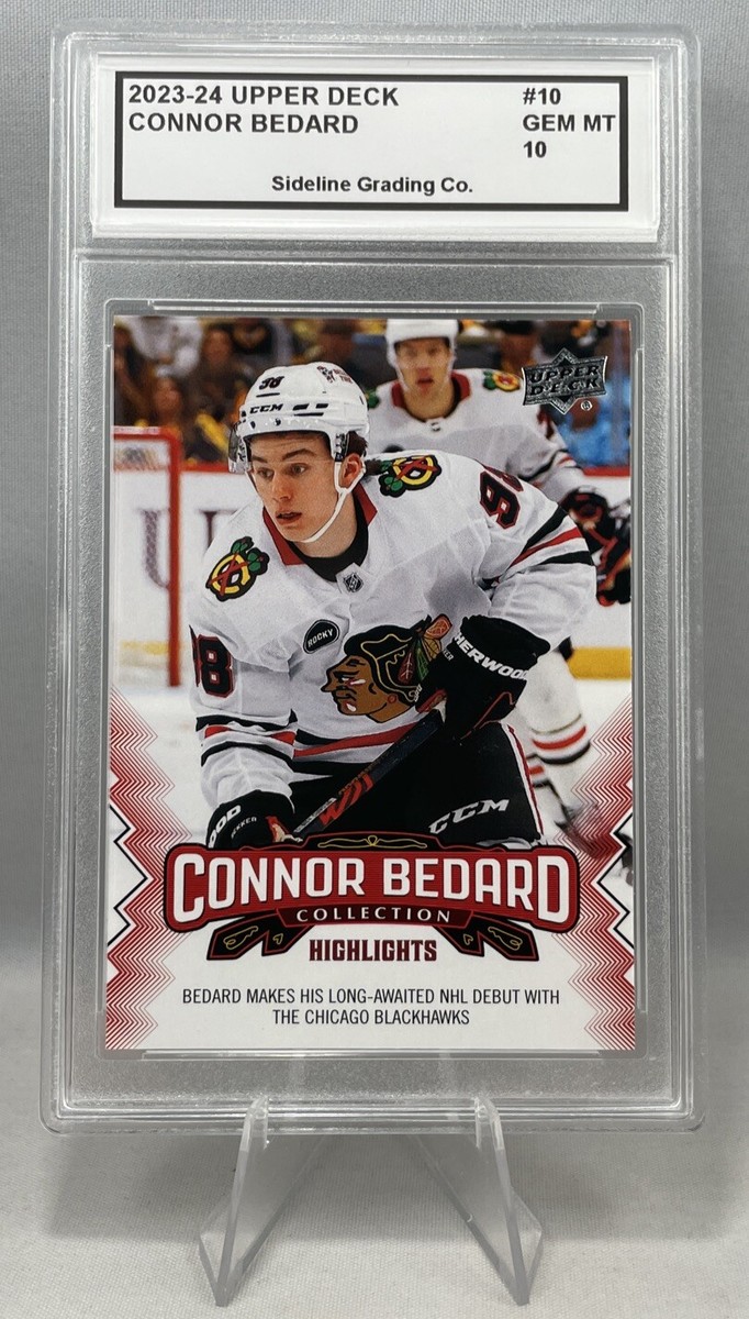 Connor Bedard Graded 10 Gem Mint Rookie Card 2023-24 Upper Deck