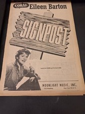 Eileen Barton Sihnpost Rare Original Promo Poster Ad Framed