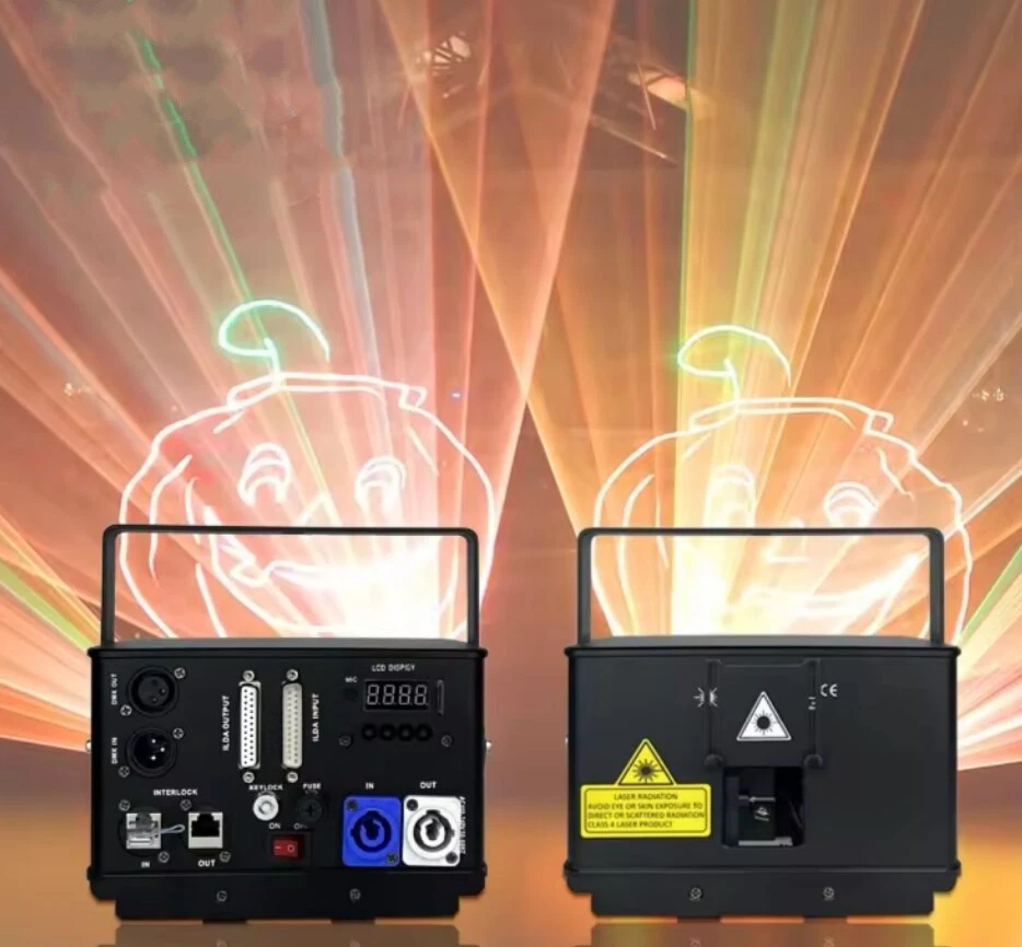 3W 15K RGB animation laser light ILDA sound AUTO DMX DJ stage full color 3000mW - Image 3 of 4