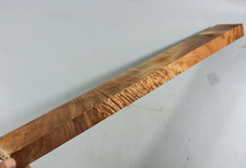 M379 Pen/Knife Scales/Fingerboard Ripple Maple Wood Turning Blank 20.7"x2.5"x1"