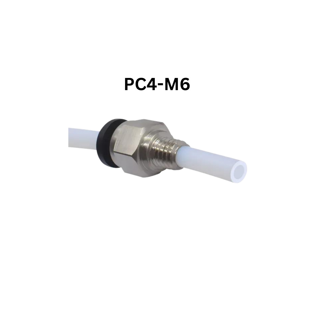 Connettore PC4-M6 PC4-01 M10 stampante 3D pneumatico connettore PTFE push fit foto 2