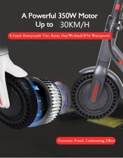 Electric Scooter 350W Scooter Mobile phone app control 30km/h 19mph Adults