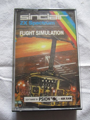 FLIGHT SIMULATION per Sinclair ZX Spectrum Boxed Pal ottimo - 第 1/2 張圖片