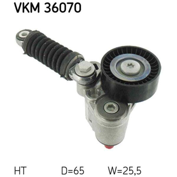 SKF Spannrolle, Keilrippenriemen VKM 36070-image