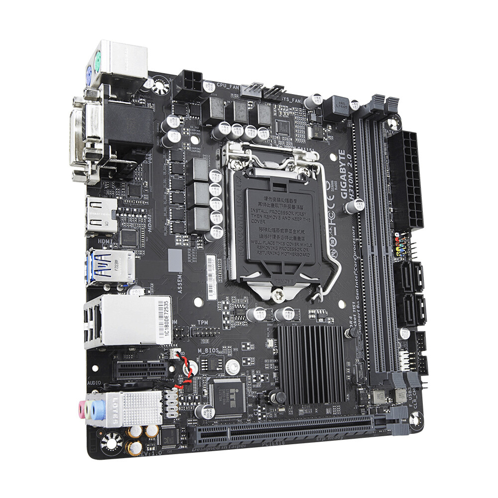 TA1106　i5  8400＆新品 H310N 2.0 Mini-ITX H310N 2.0 (rev. 1.0) Key Features | Motherboard - GIGABYTE