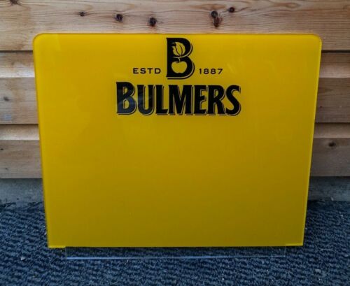 BULMERS CIDER ACRYLIC SHOP PUB BAR DISPLAY ADVERTISING SIGN - Picture 1 of 1