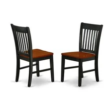 Dining Chair Black & Cherry, NFC-BCH-W
