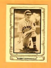 Rabbit Maranville Boston Braves 1980-83 Pacific Legends #3 HOF Springfield MA