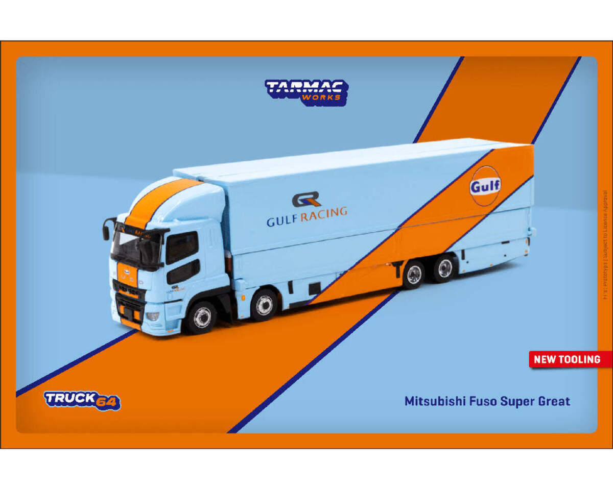 Tarmac Works Mitsubishi Fuso Super Great GULF Racing Tarmac Works Mitsubishi Fuso Super Great GULF Racing