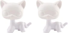 2 pc Custom LPS Shorthair Cat kitten Base Can Design by Yourself Kids Gift