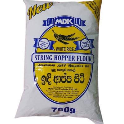 White String Hopper Flour White Rice Raw 700g Ceylon Premium Quality 100%
