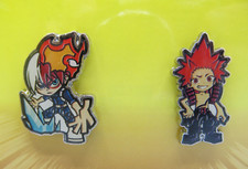 My Hero Academia Shoto Todoroki Eijiro Kirishima Pins Set of 2 Anime NEW