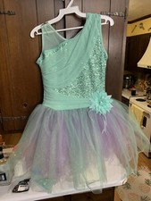 Ballet costume with hair clip 60 or Best Offer. Worn one time. Adult small.