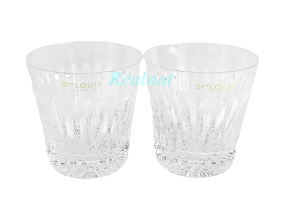 SAINT St. LOUIS Crystal Primo Crystal Tumblers, Set of 2 New Boxed