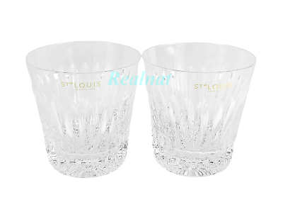 SAINT St. LOUIS Crystal Primo Crystal Tumblers, Set of 2 New Boxed