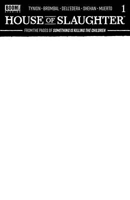 HOUSE OF SLAUGHTER #1 CVR D BLANK SKETCH VARIANT (27/10/2021)