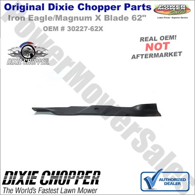 30227 62x Dixie Chopper Iron Eagle Magnum X Blade For 62 Deck Lawn Mowers 706919803632 Ebay
