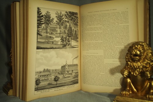 big old antique book 1683 History of Queens County New York 1882 - Picture 8 of 15