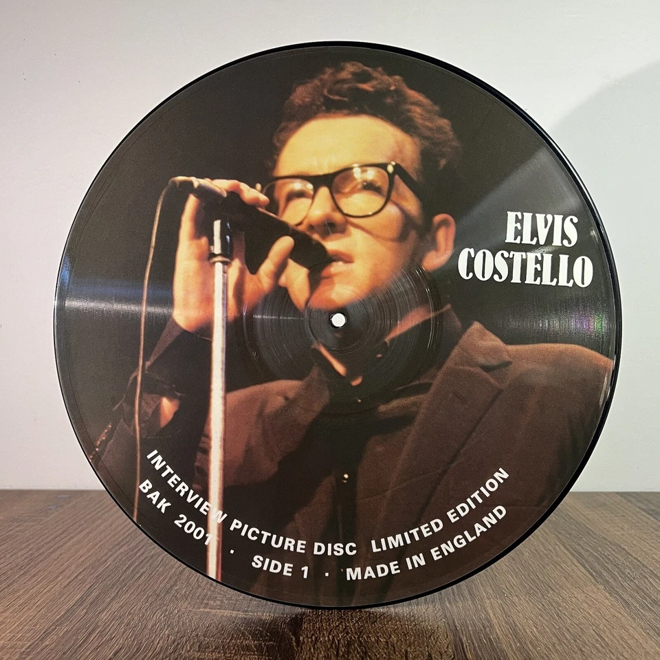 Elvis Costello -  Interview Picture Disc - Rare - Limited Edition - 12" - Vinyl - Image 3 of 4