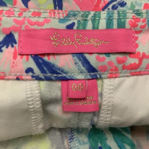Pantalones Cortos Lilly Pulitzer Callahan Elastizados 5" Mujer 00 Mermaid Cove Preppy - Imagen 19 de 21