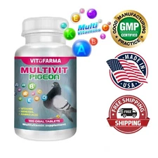 COMPLETE VITAMIN FOR PIGEON MULTIVIT VITAMINA PARA PALOMAS 100 tab Exp. 12/27