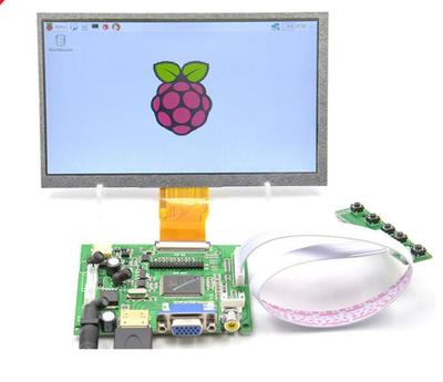 7'' 7inch TFT LCD Display Module HDM+VGA+2AV Driver Board for Raspberry Pi