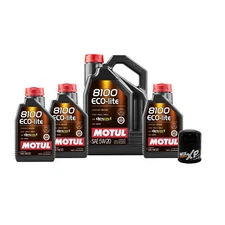8L Motul 8100 ECO-LITE 5W20 WIX XP Filter Engine Motor Oil Change Kit API SP