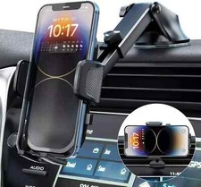 Universal Phone Holder Car, Military-Grade Suction  Stable Clip 