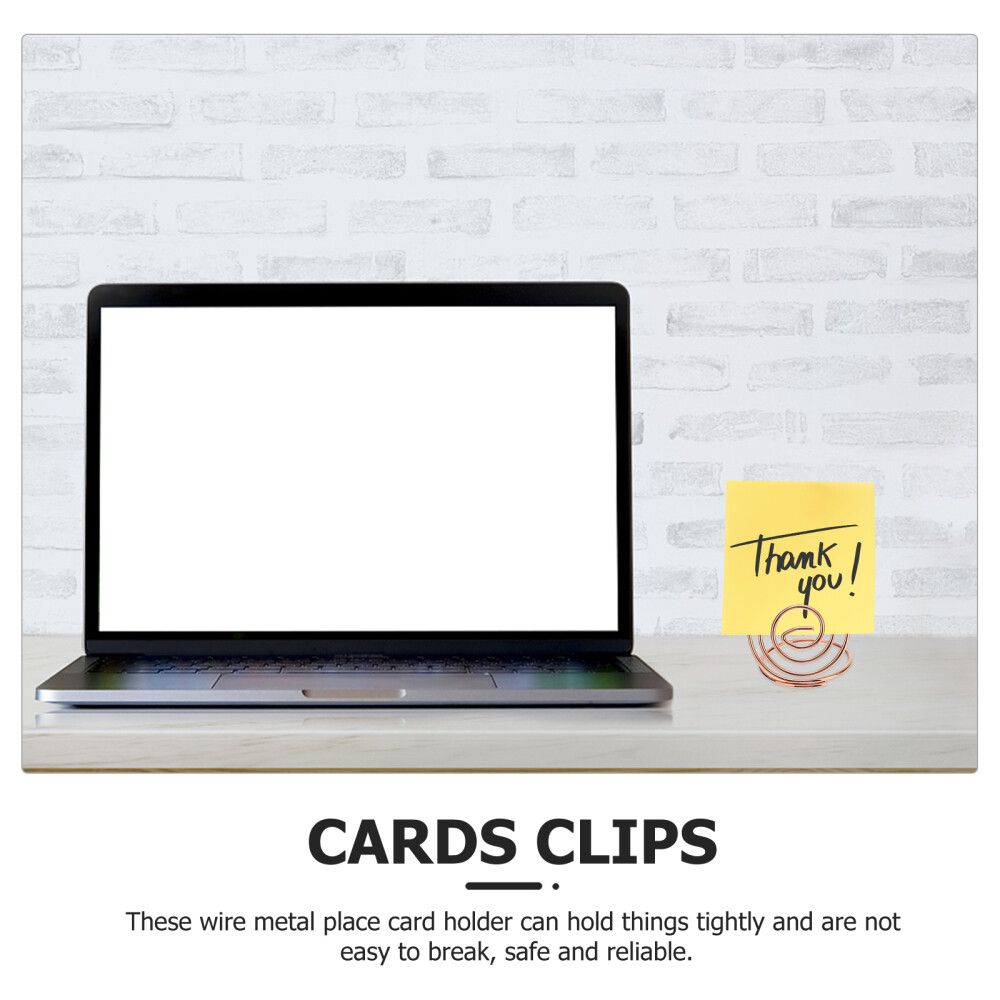 63 Pcs Iron Desktop Placement Card Clamp Round Kitchen Table eBay