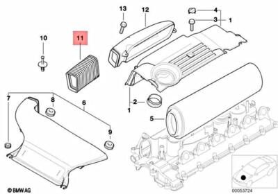 Genuine BMW E46 330d 330xd Sedan Wagon RUBBER BOOT 13712249881 for  