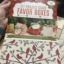 DCWV DIY Project Stack Favor Boxes Kit. NEW