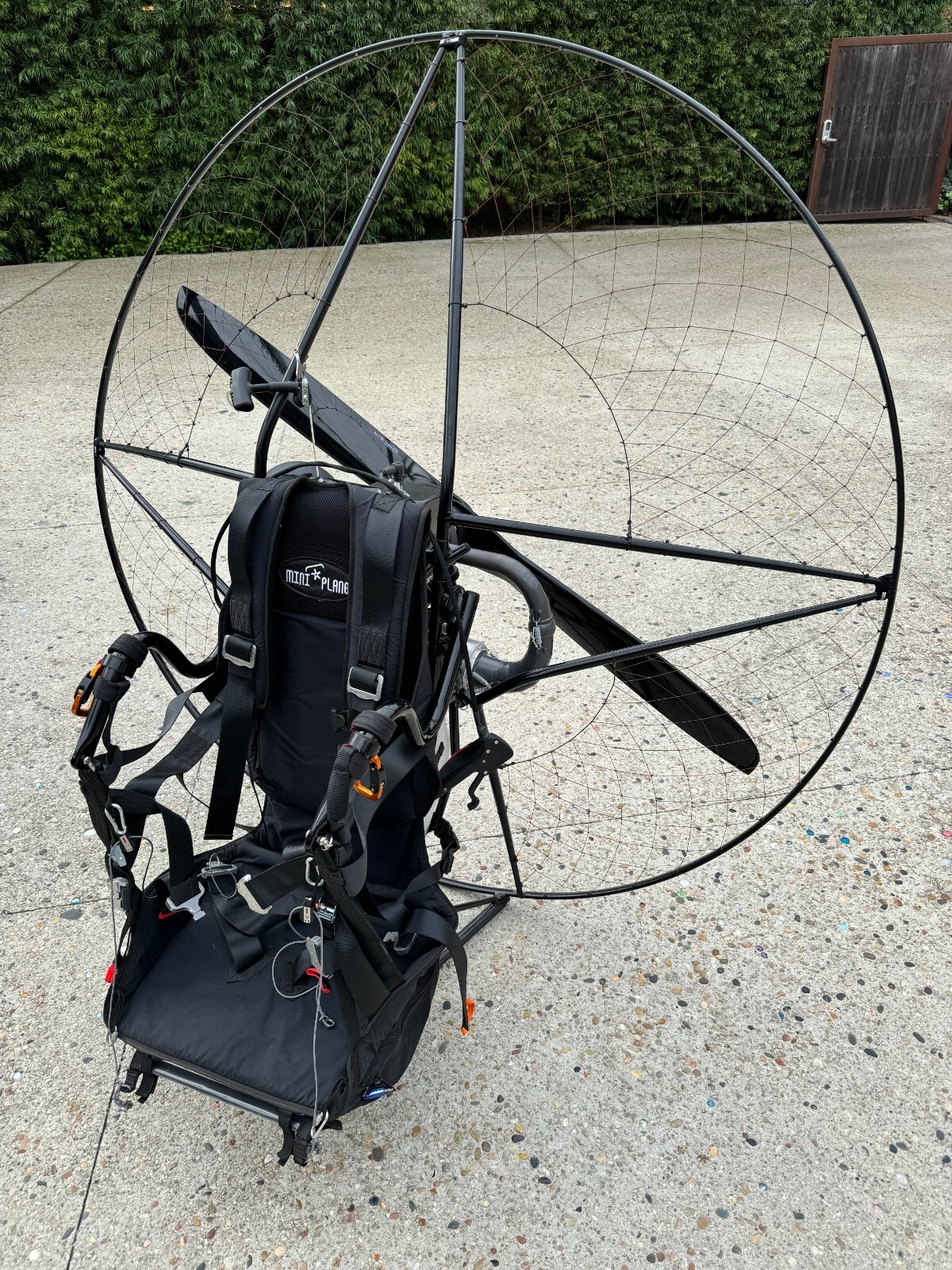 Miniplane Top 80 Rigid Cage 150 Paramotor w/ 140cm Propeller, Powered ...