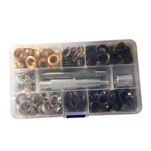 10 Mm Eyelet Fabric Kit Four-color Buttons Metal Eyelets Grommets