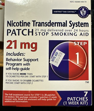 Habitrol Nicotine Transdermal System Patch Stop Smoking Aid Step 1 21 mg 7 Count