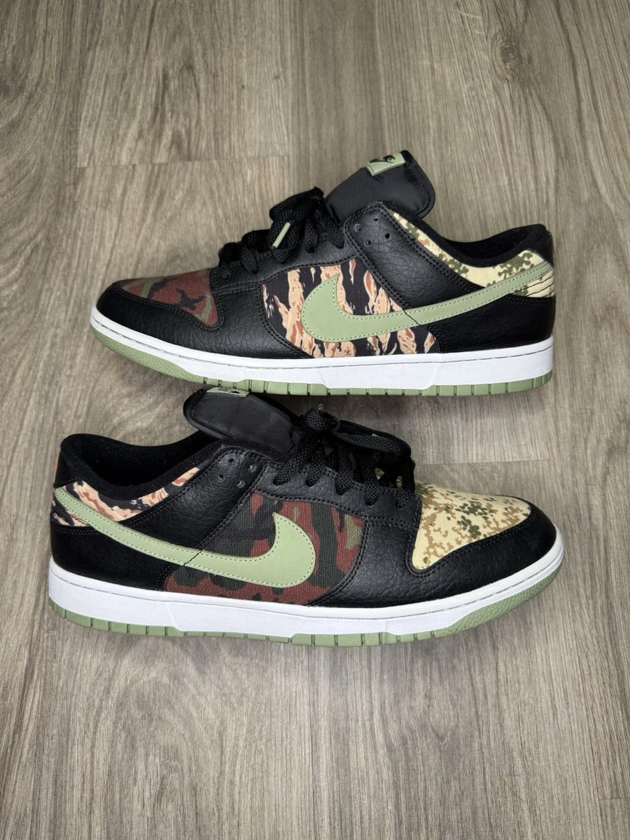Nike Dunk SE Low Black Multi-Camo for sale | Authenticity